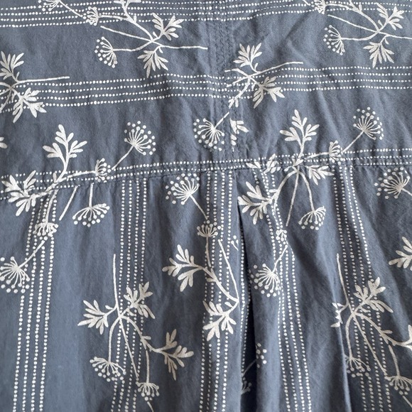 Toad&Co Womens Willet Tie Short Sleeve Shirt North Shore Floral Sz Large Organic - Picture 7 of 9